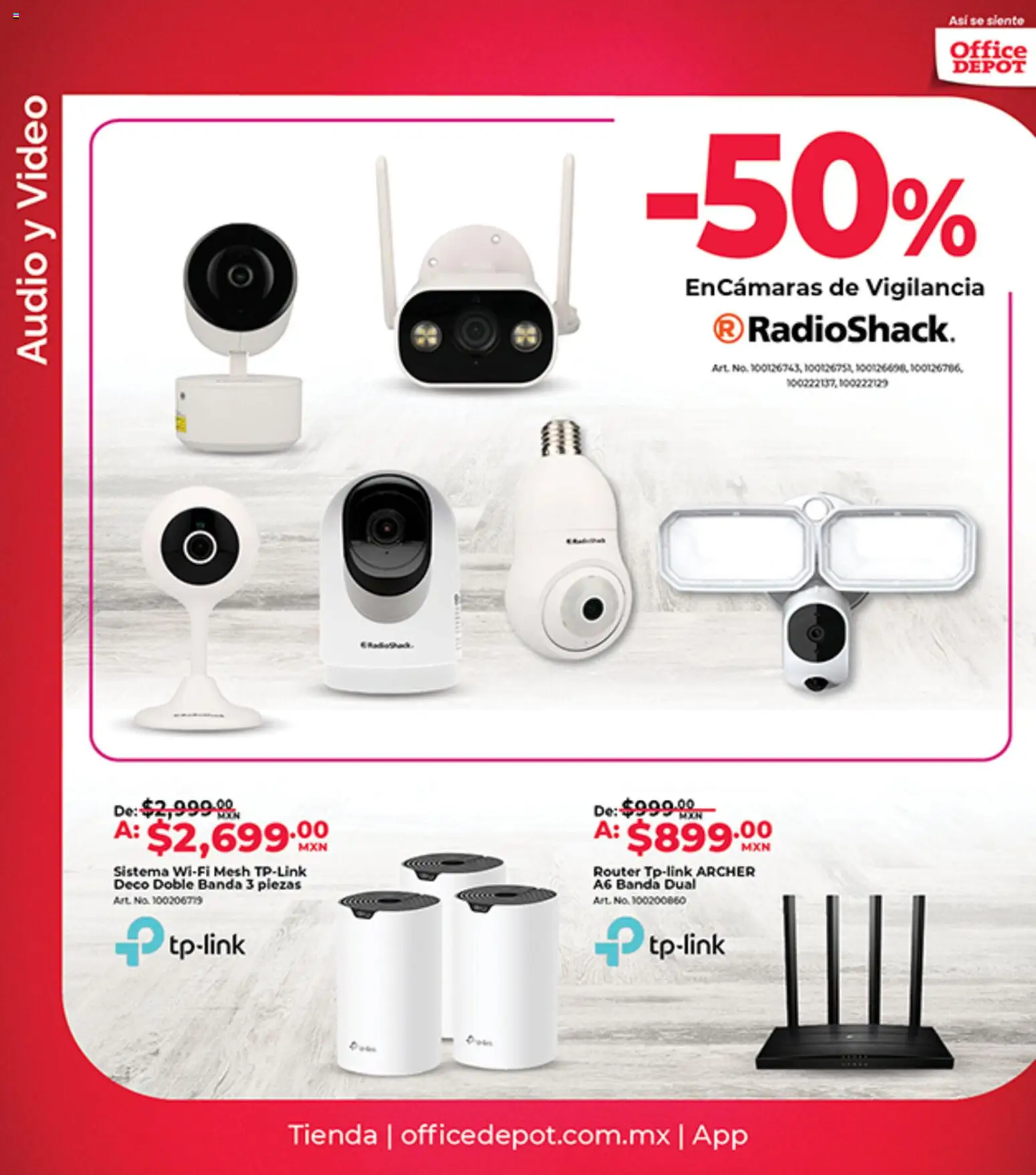 Vista previa las ofertas de la tienda Office Depot - Office Depot catálogo desde el 01/04/2026 - Video, Audio