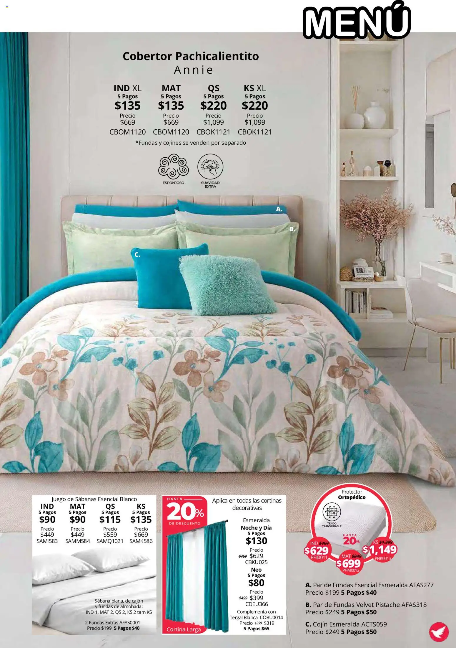 Vista previa las ofertas de la tienda Colchas Concord - Colchas Concord catálogo Colección Cobertor Calor de Hogar desde el 15/10/2026 