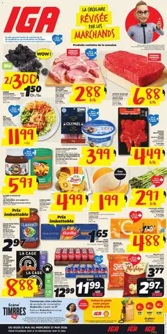 Preview of leaflet IGA circulaire - Quebec from shop IGA is valid from May 21, 2026