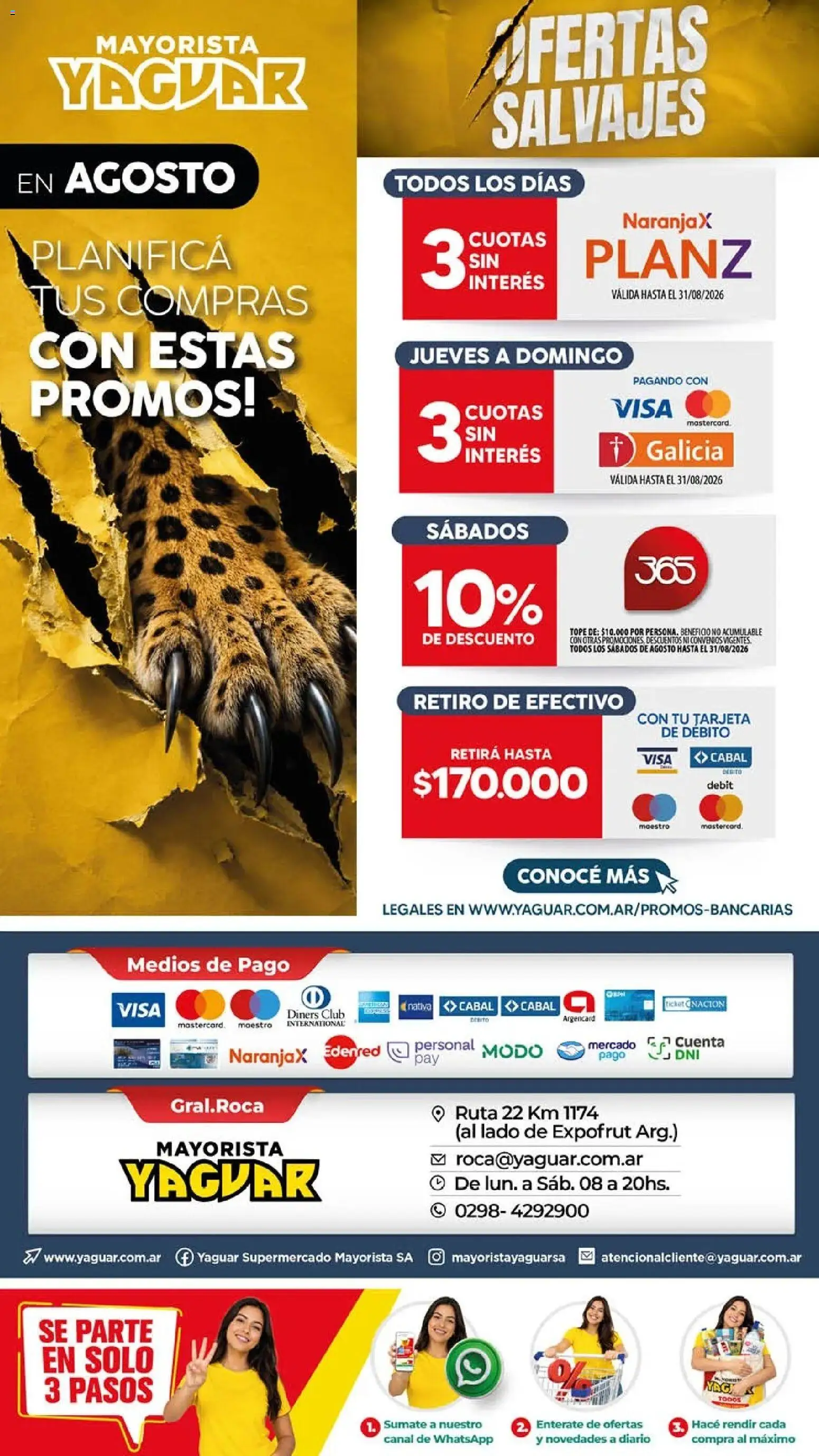 Vista previa del folleto de la tienda Yaguar válido desde el 10/08/2026 