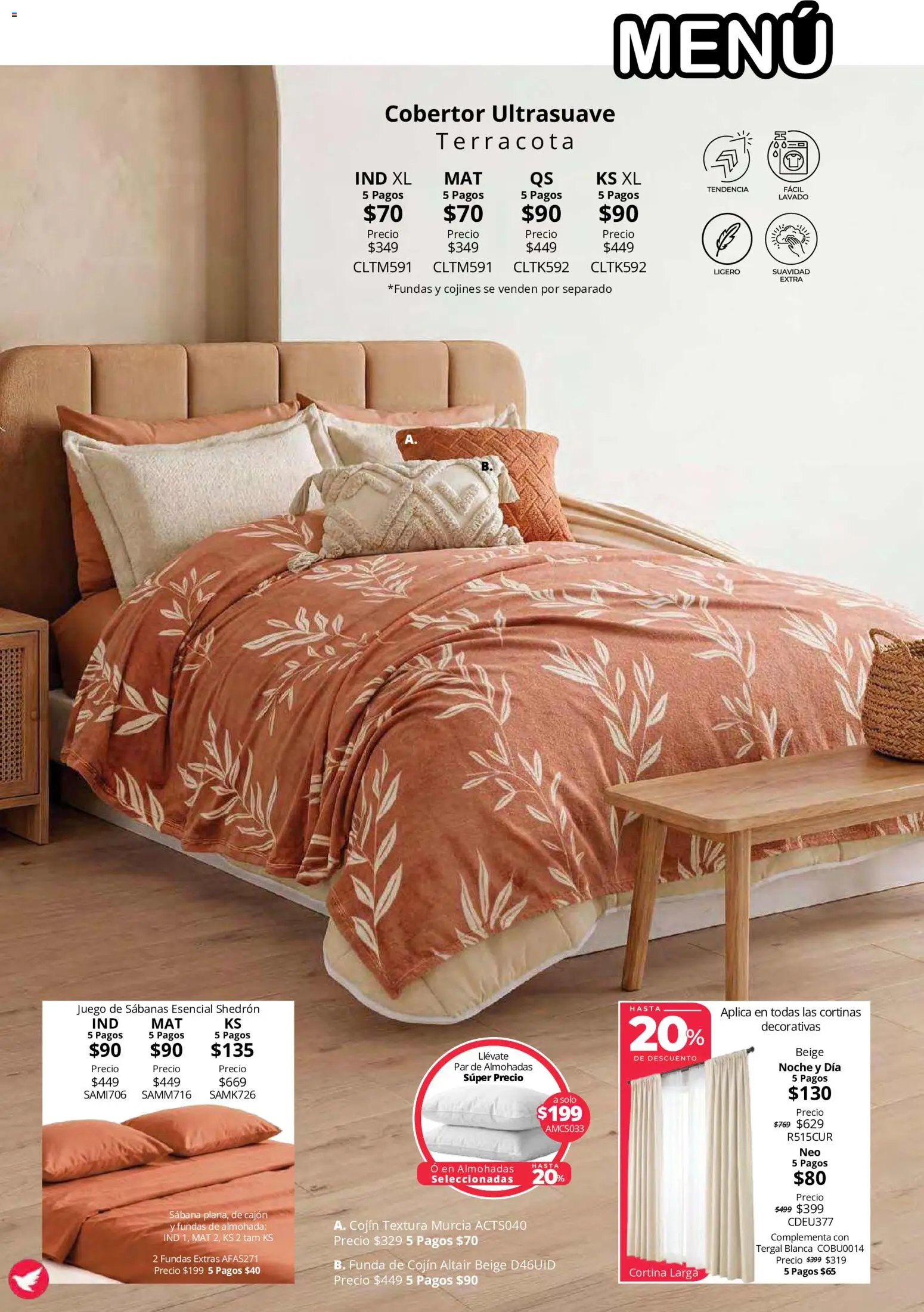 Vista previa las ofertas de la tienda Colchas Concord - Colchas Concord catálogo Colección Cobertor Calor de Hogar desde el 15/10/2026 