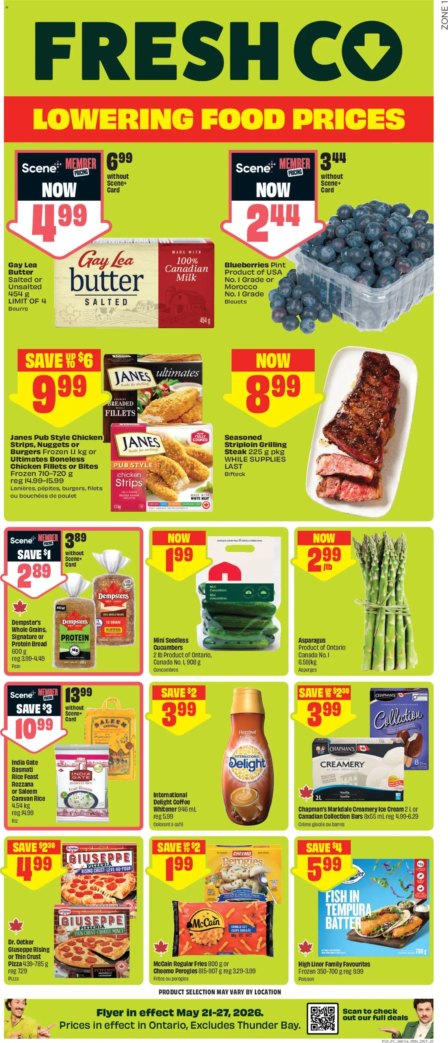 Preview of leaflet FreshCo weekly flyer / circulaire from shop FreshCo is valid from May 21, 2026