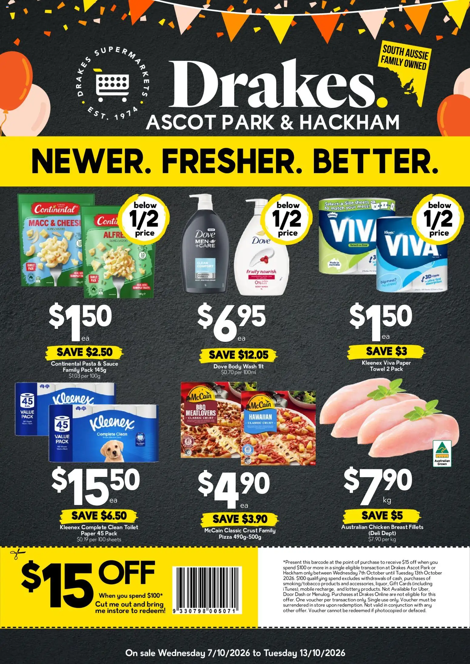 Preview of catalogue Drakes catalogue Ascot Park & Hackham from shop Drakes valid 07/10/2026
