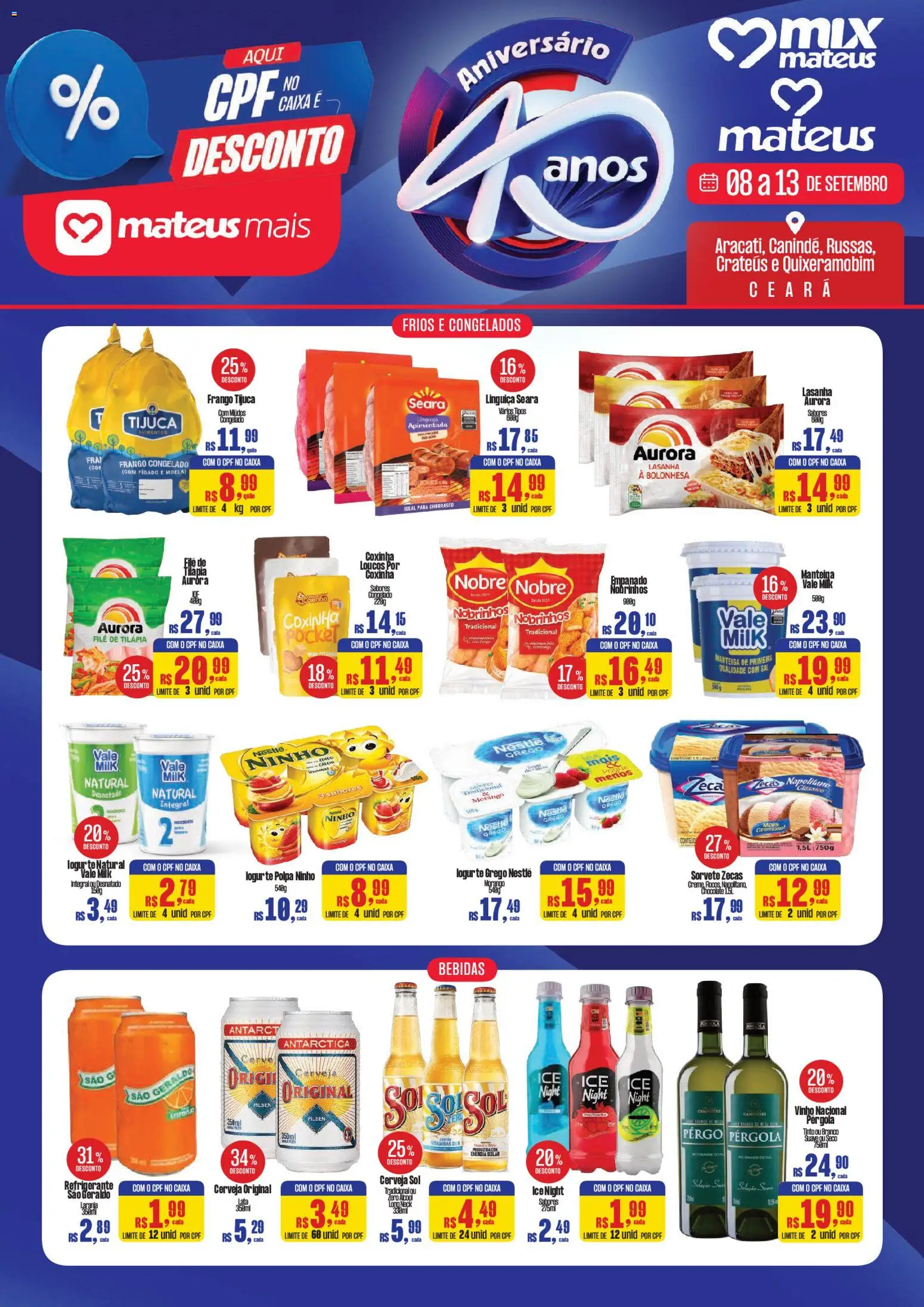 Pré-Visualização do folheto "Mateus - Ofertas da semana" da loja Mateus válido a partir de 08/09/2026