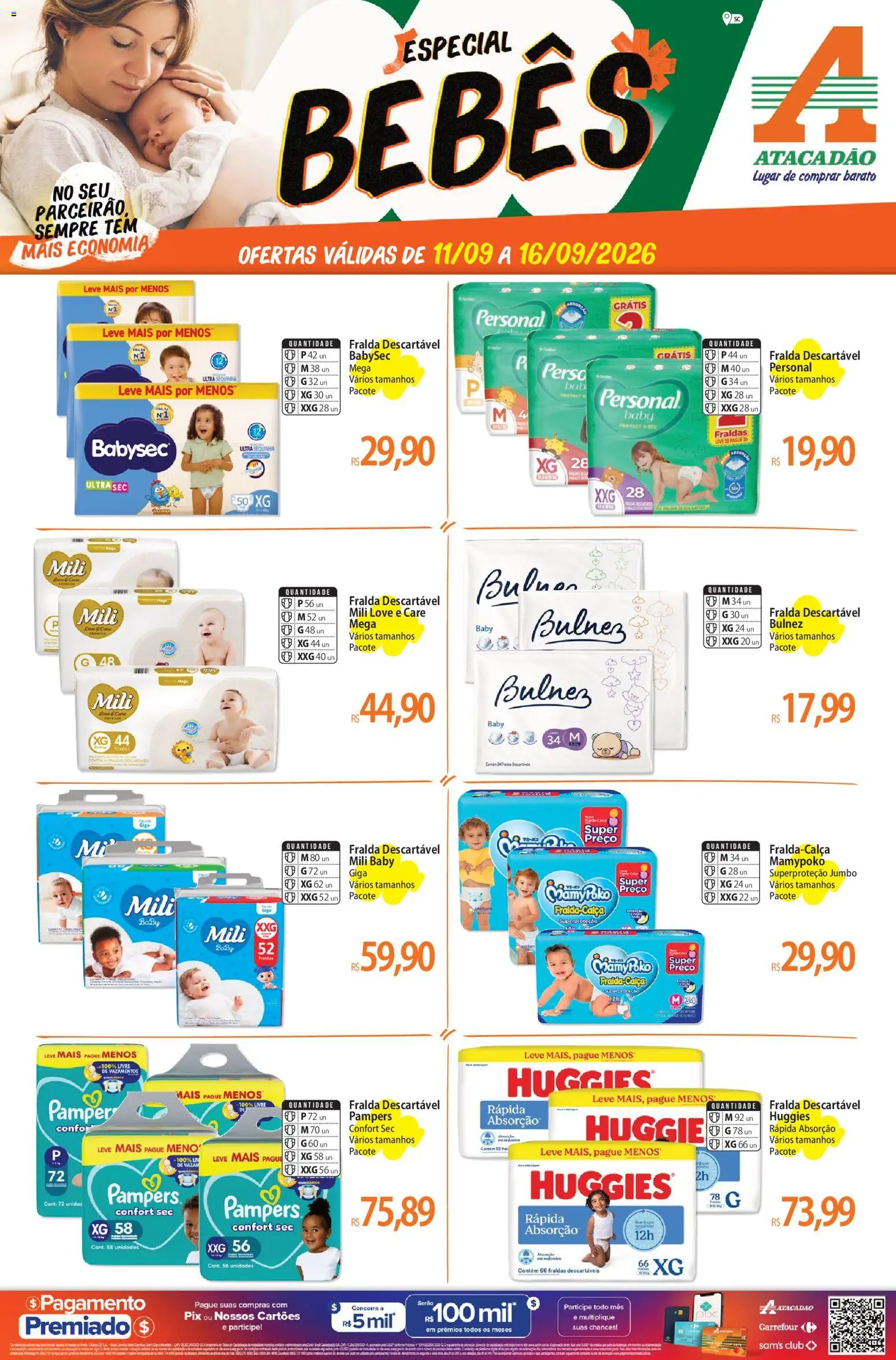 Pré-Visualização do folheto "Atacadão ofertas - SC" da loja Atacadão válido a partir de 11/09/2026
