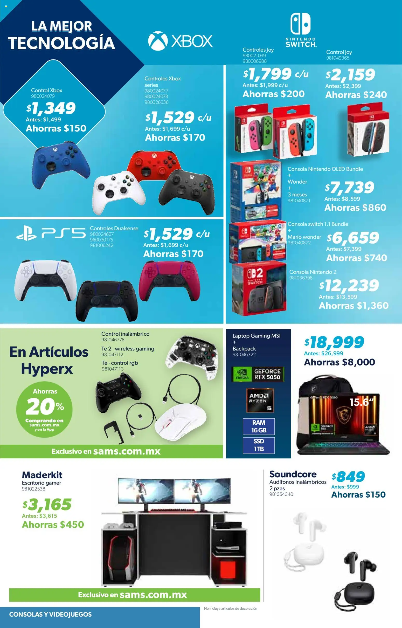 Vista previa las ofertas de la tienda Sam's Club - Sam's Club catálogo desde el 05/08/2026 