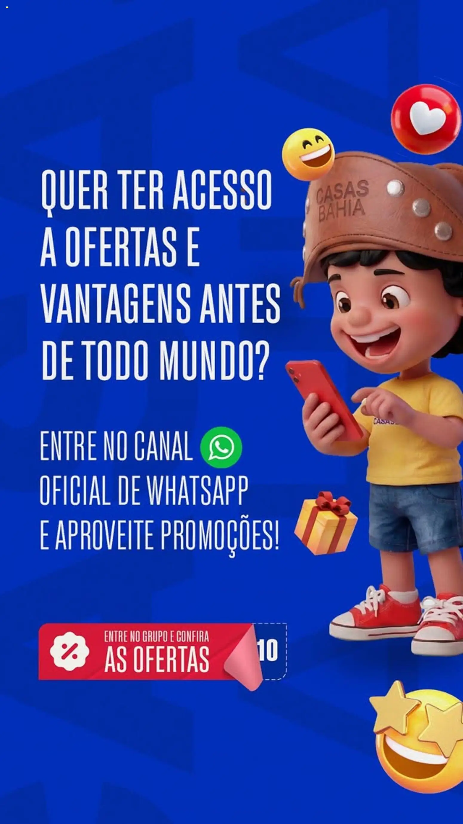 Pré-Visualização do folheto "Casas Bahia ofertas" da loja Casas Bahia válido a partir de 22/05/2026