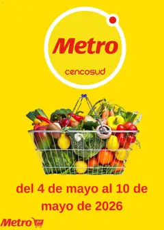 Vista previa de Metro catálogo de la tienda Metro válido desde 04/05/2026