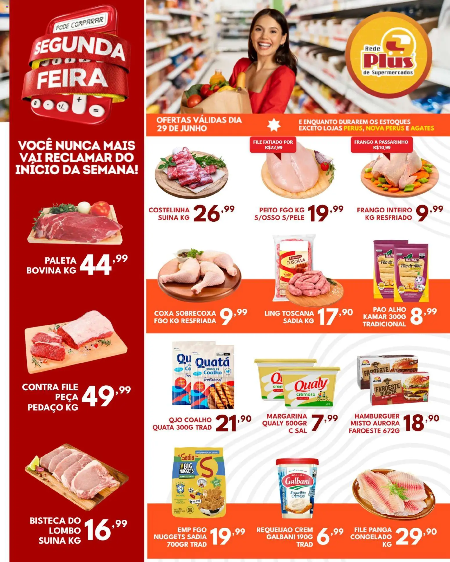 Pré-Visualização do folheto "Rede Plus Supermercados - Ofertas da semana" da loja Rede Plus Supermercados válido a partir de 29/06/2026