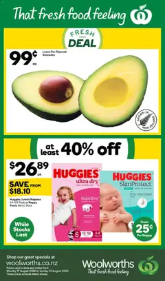 Preview of catalogue Woolworths South Island catalogue from shop Woolworths valid 17 Aug 2026