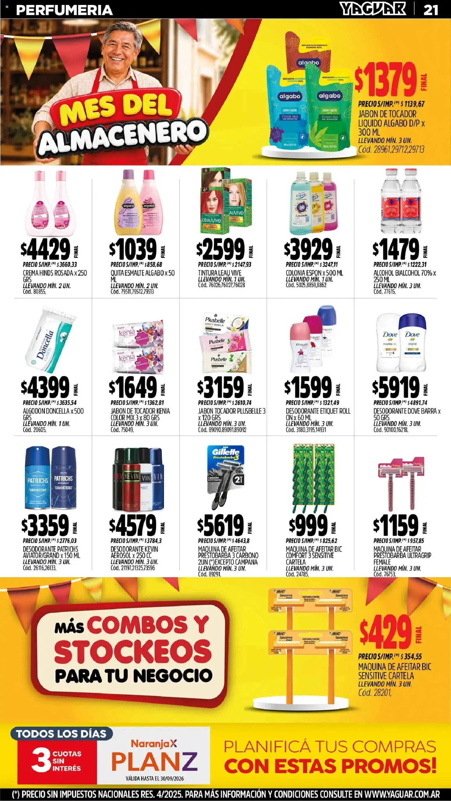 Vista previa del folleto de la tienda Yaguar válido desde el 31/08/2026 