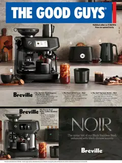 Preview of catalogue The Good Guys catalogue BREVILLE from shop The Good Guys valid 26/08/2026