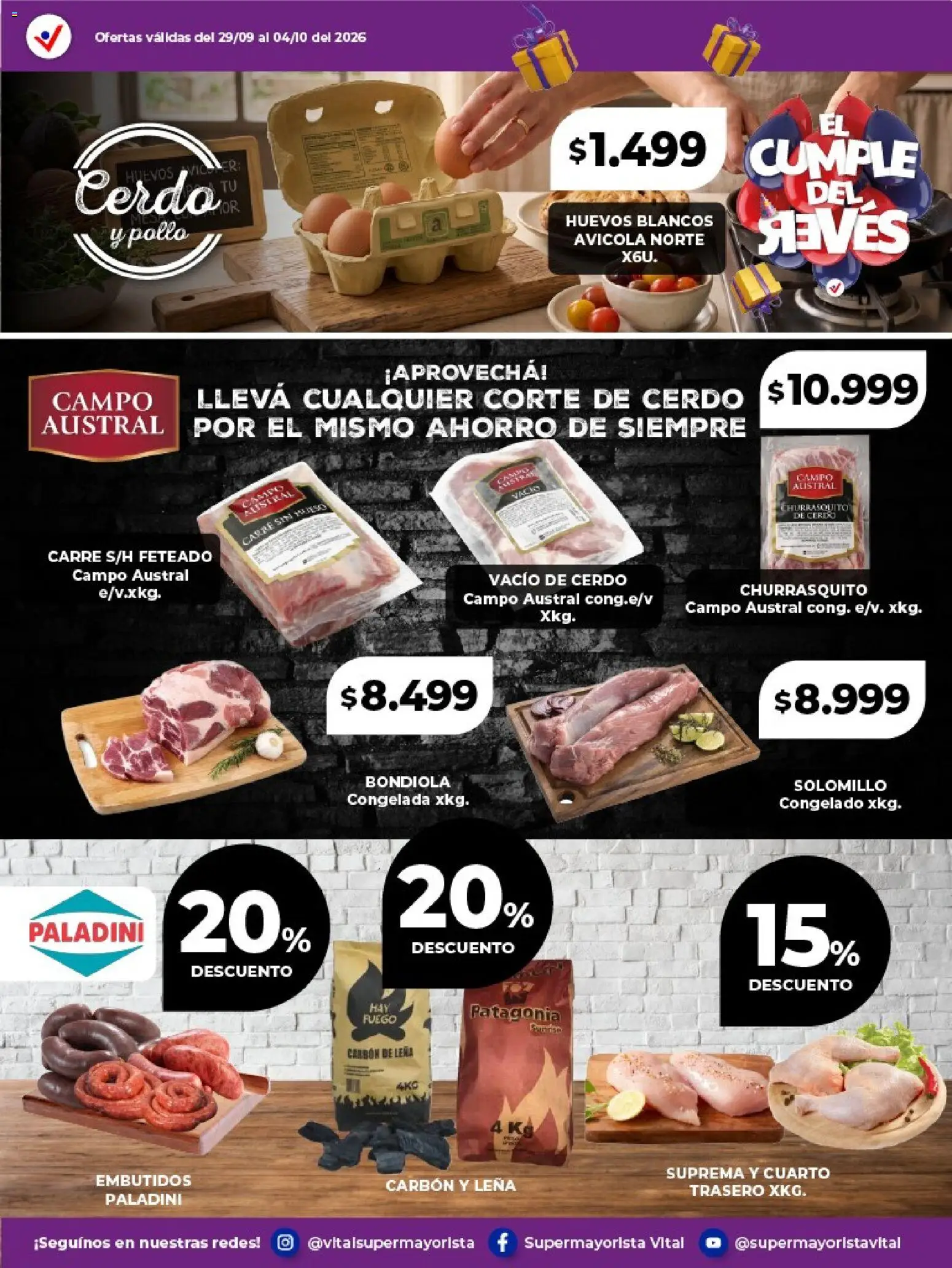 Vista previa del folleto de la tienda Vital válido desde el 29/09/2026 