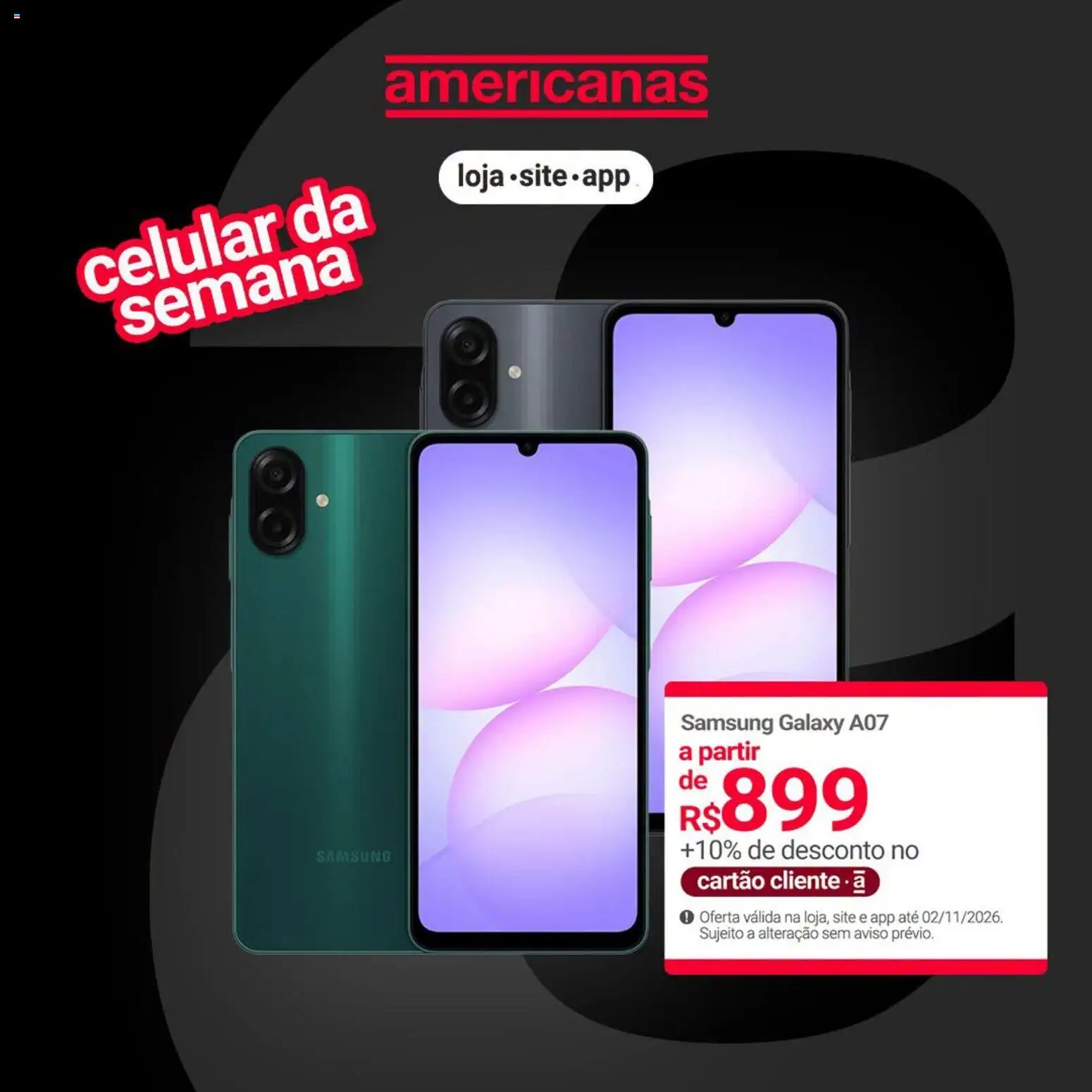 Ofertas Lojas Americanas Black Cestas até 02/11/2026. - Página 3