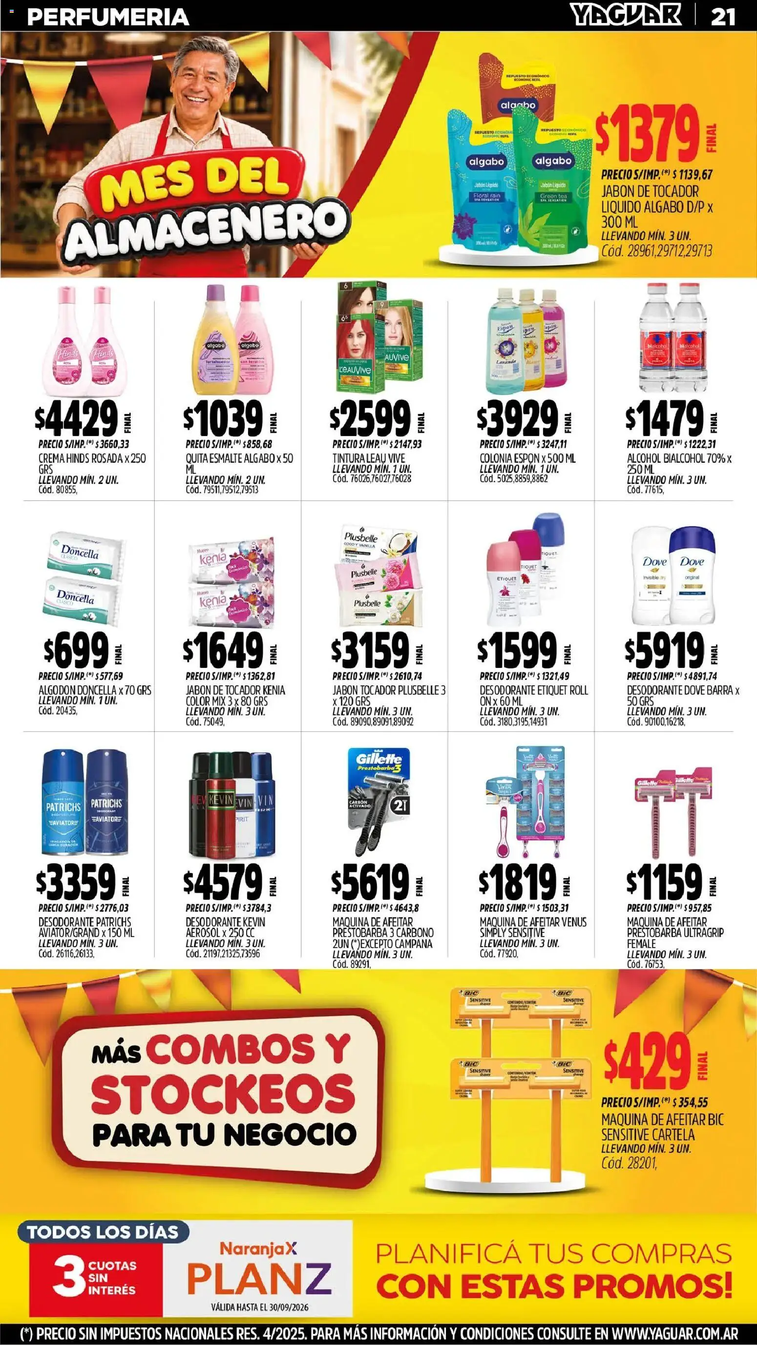 Vista previa del folleto de la tienda Yaguar válido desde el 31/08/2026 
