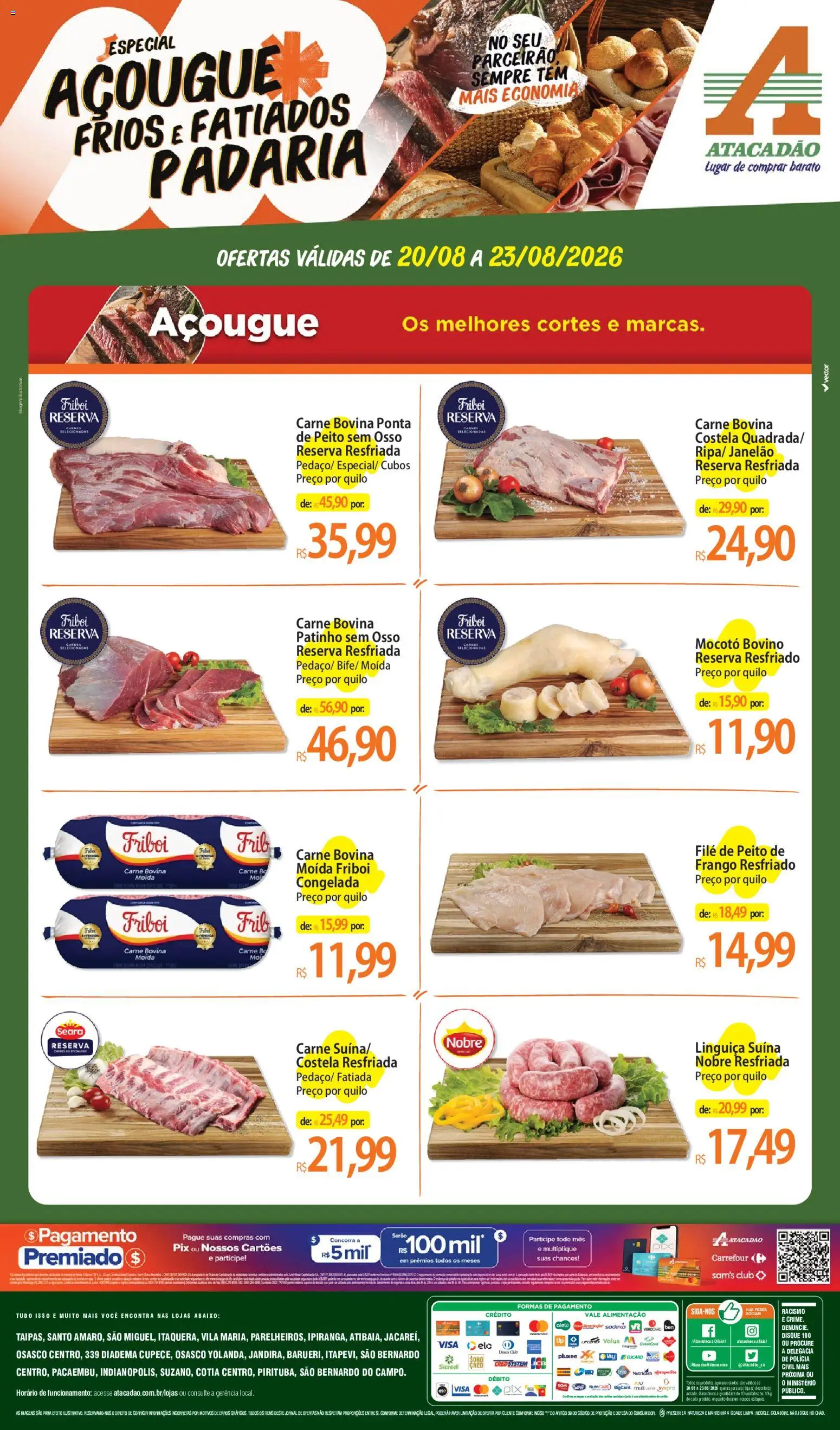 Pré-Visualização do folheto "Atacadão ofertas - SP" da loja Atacadão válido a partir de 20/08/2026