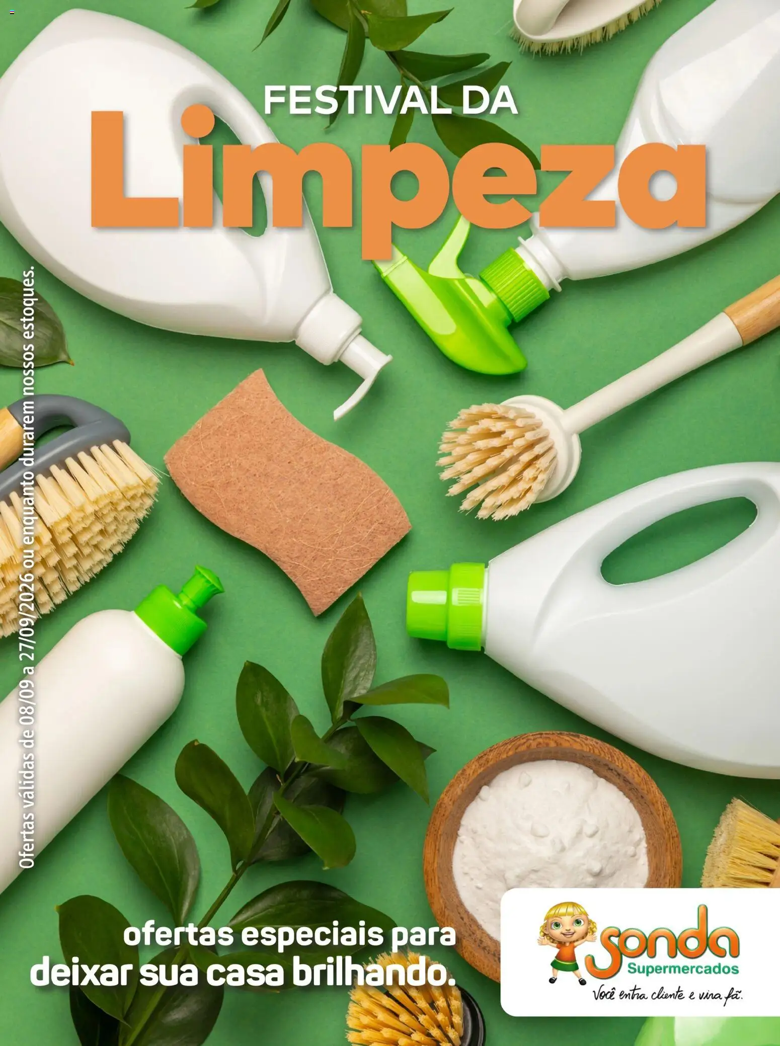 Pré-Visualização do folheto "Sonda ofertas Limpeza" da loja Sonda válido a partir de 08/09/2026