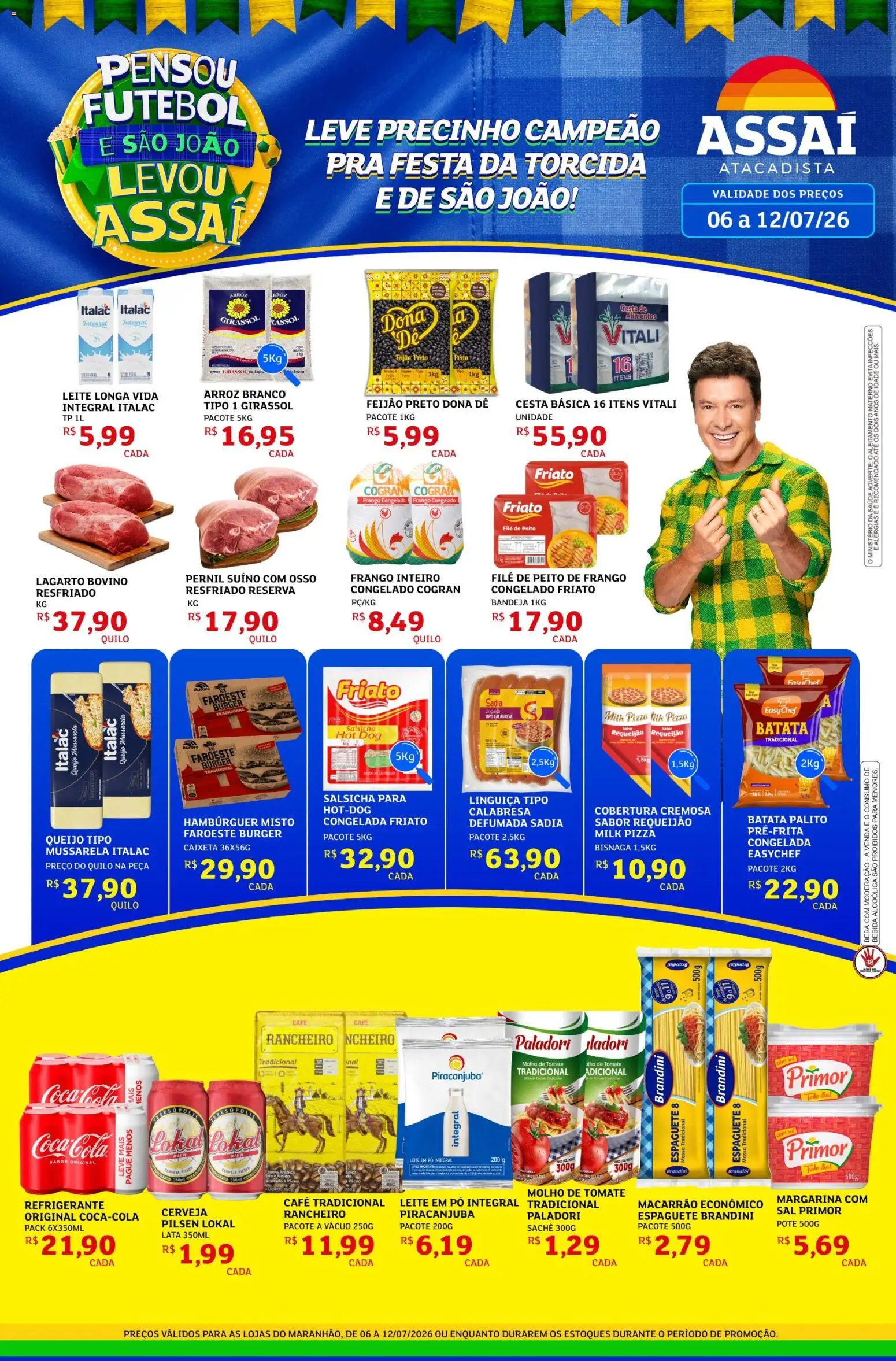 Pré-Visualização do folheto "Assaí Atacadista ofertas" da loja Assaí Atacadista válido a partir de 06/07/2026