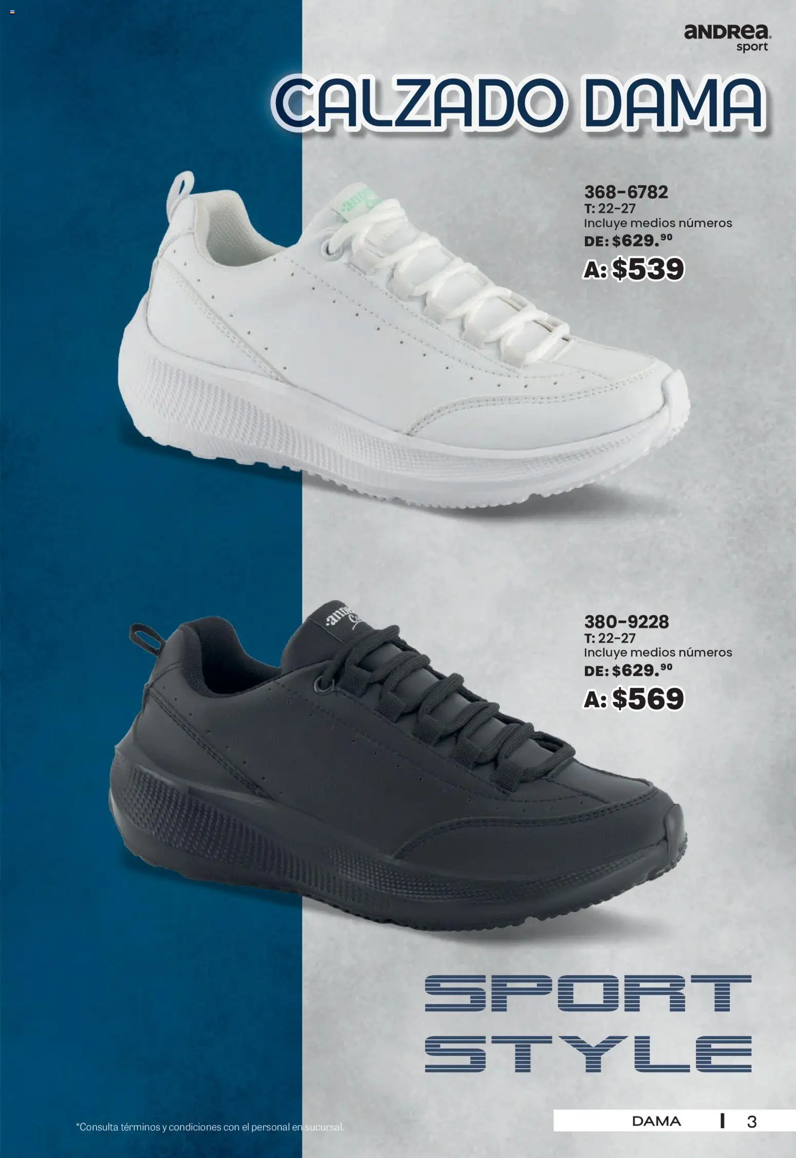 Vista previa las ofertas de la tienda Andrea - Andrea catálogo Sport desde el 30/08/2026 