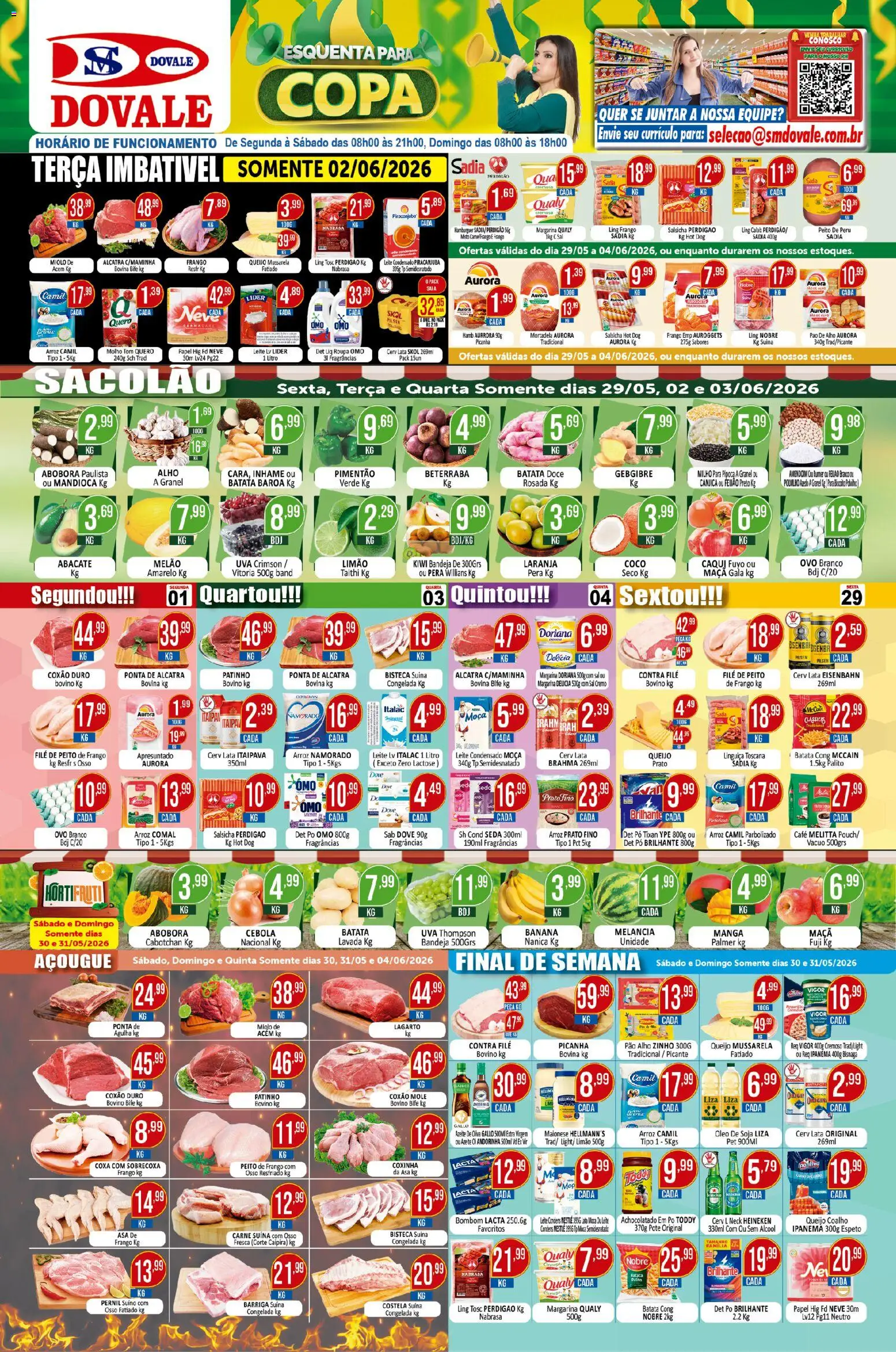 Pré-Visualização do folheto "Dovale - Ofertas da semana" da loja Dovale válido a partir de 29/05/2026