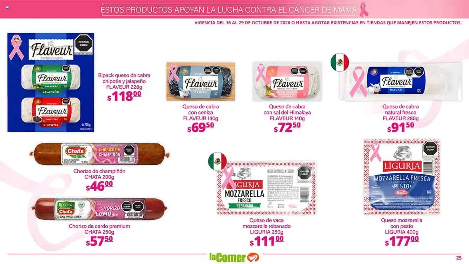 Vista previa las ofertas de la tienda La Comer - La Comer folleto es la tienda rosa desde el 16/10/2026 