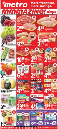 Preview of leaflet Metro weekly flyer / circulaire from shop Metro is valid from Sep 17, 2026