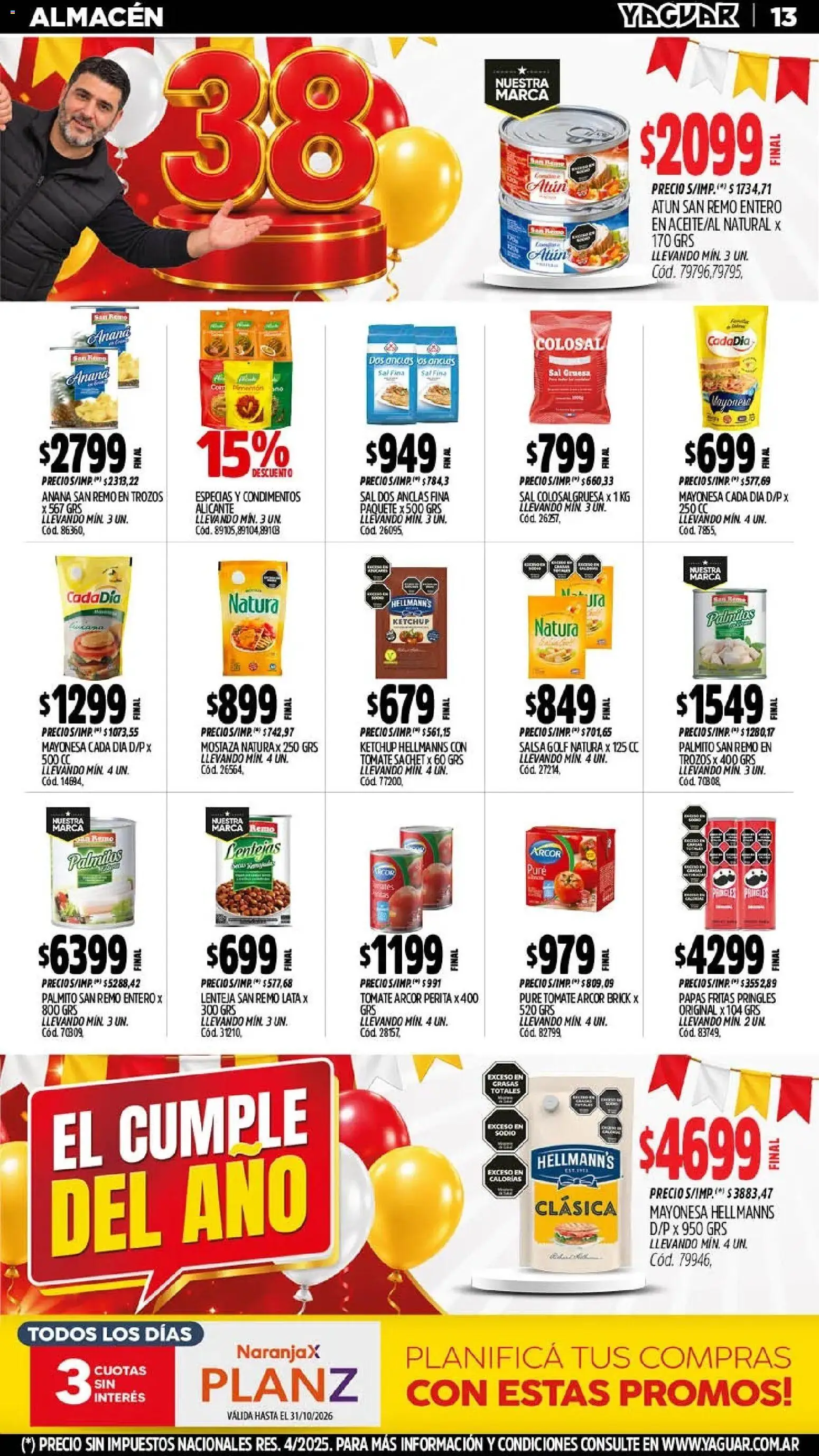 Vista previa del folleto de la tienda Yaguar válido desde el 19/10/2026 
