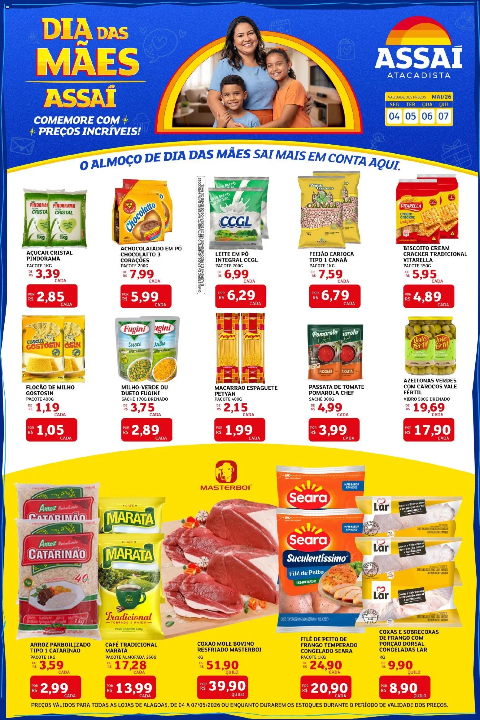 Pré-Visualização do folheto "Assaí Atacadista ofertas - AL" da loja Assaí Atacadista válido a partir de 04/05/2026
