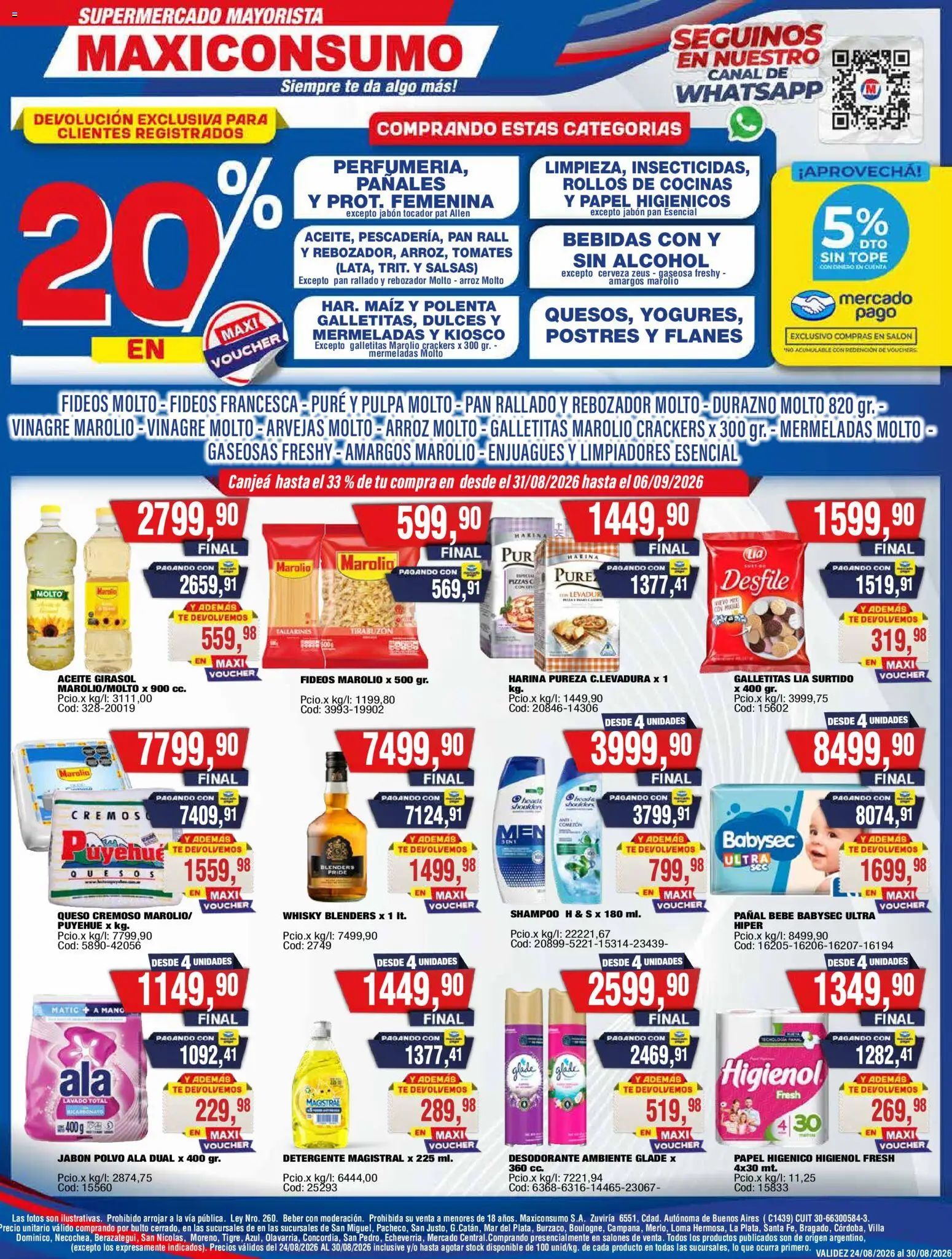 Vista previa del folleto de la tienda Maxiconsumo válido desde el 31/08/2026 