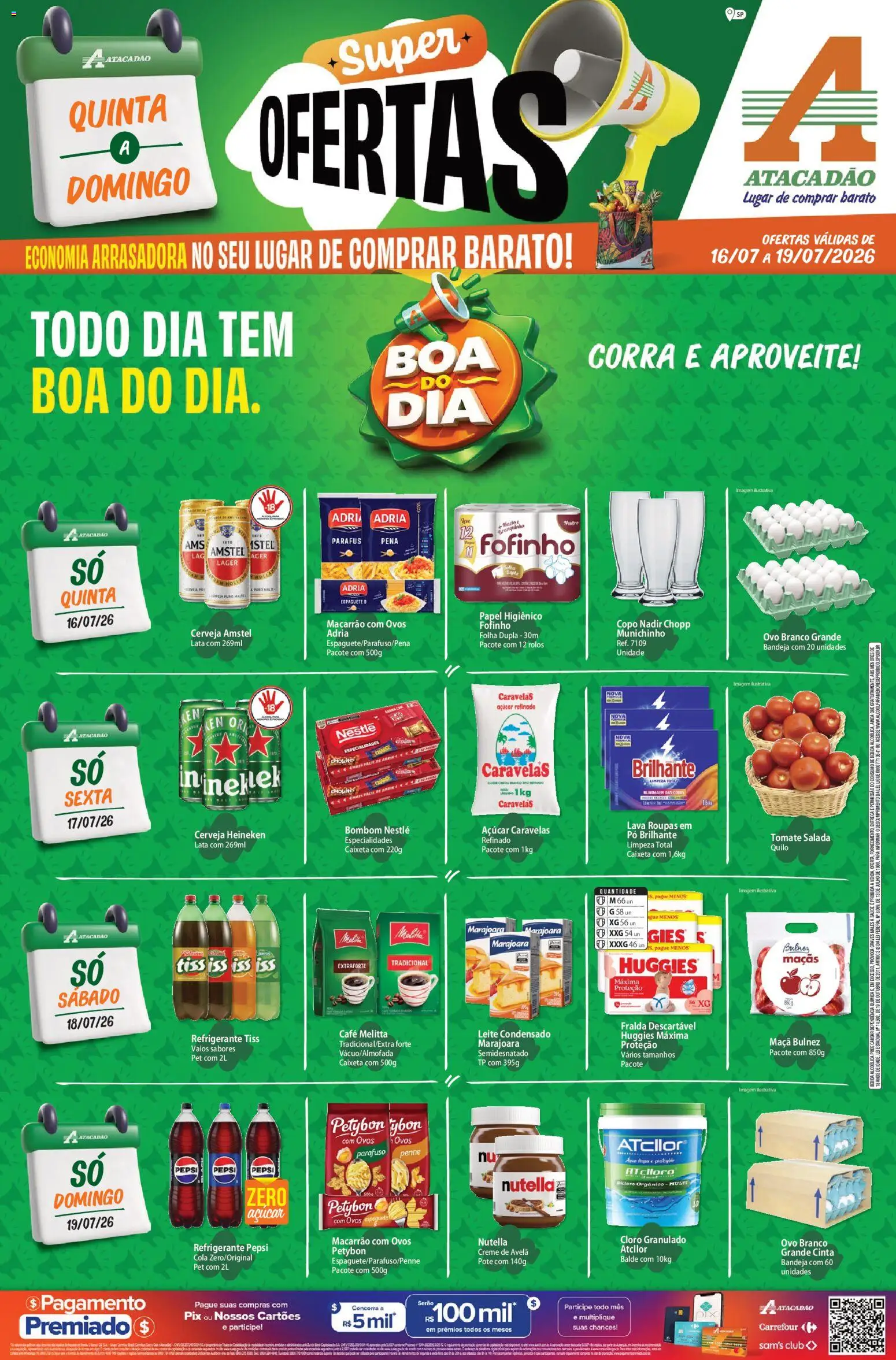 Pré-Visualização do folheto "Atacadão ofertas - SP" da loja Atacadão válido a partir de 16/07/2026