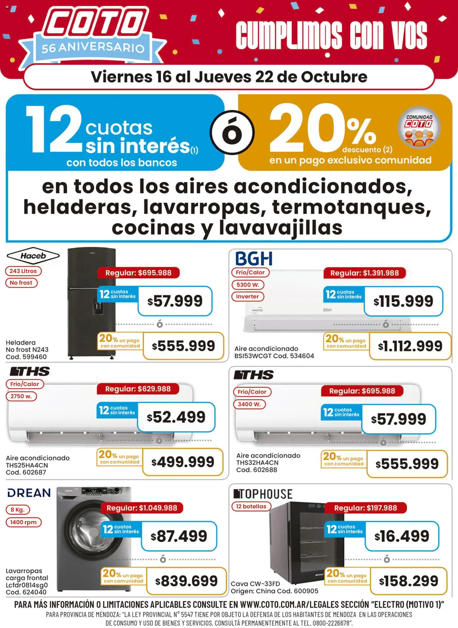 Vista previa del folleto de la tienda Coto válido desde el 16/10/2026 