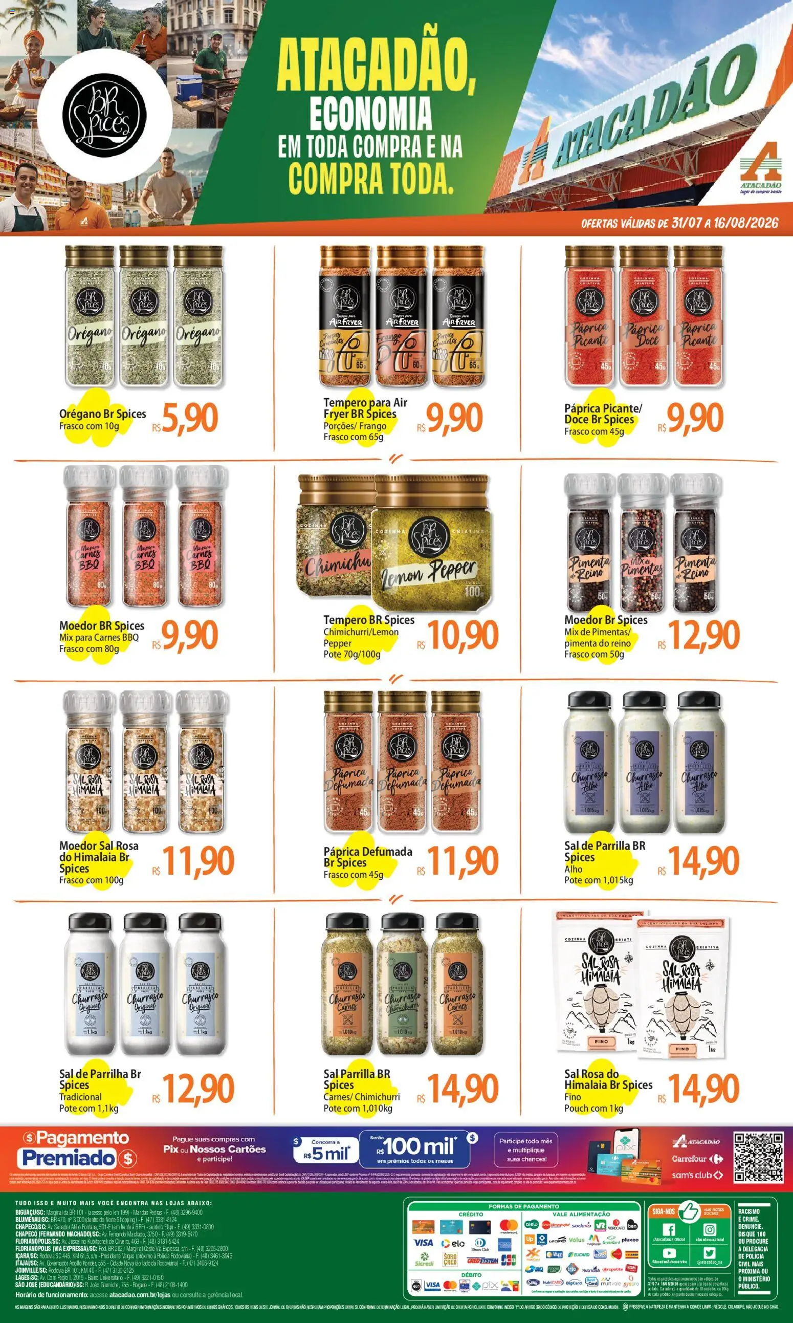 Pré-Visualização do folheto "Atacadão ofertas - SC" da loja Atacadão válido a partir de 31/07/2026