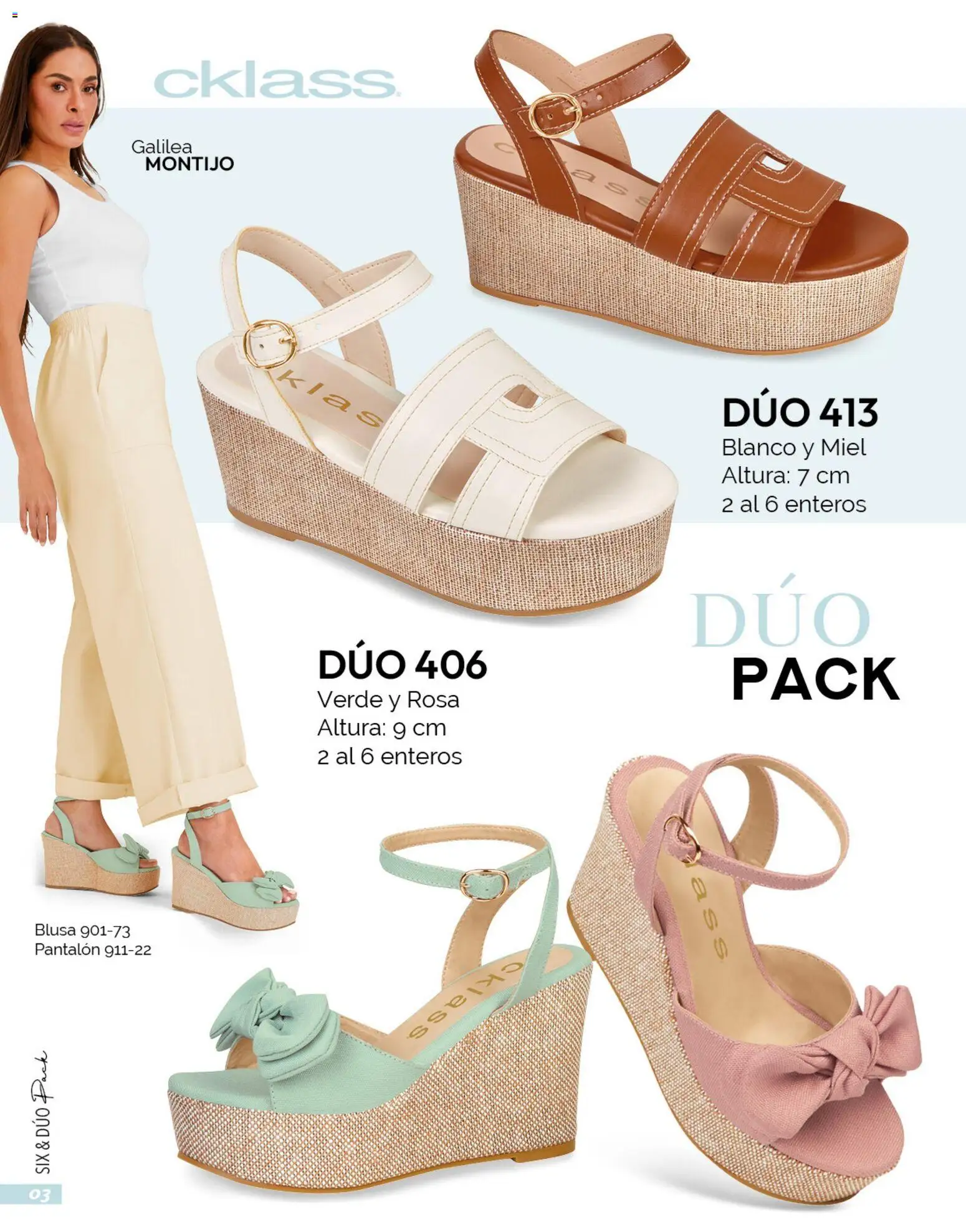 Vista previa las ofertas de la tienda Cklass - Catálogo Six & Dúo pack desde el 02/01/2026 - Blusa, Miel