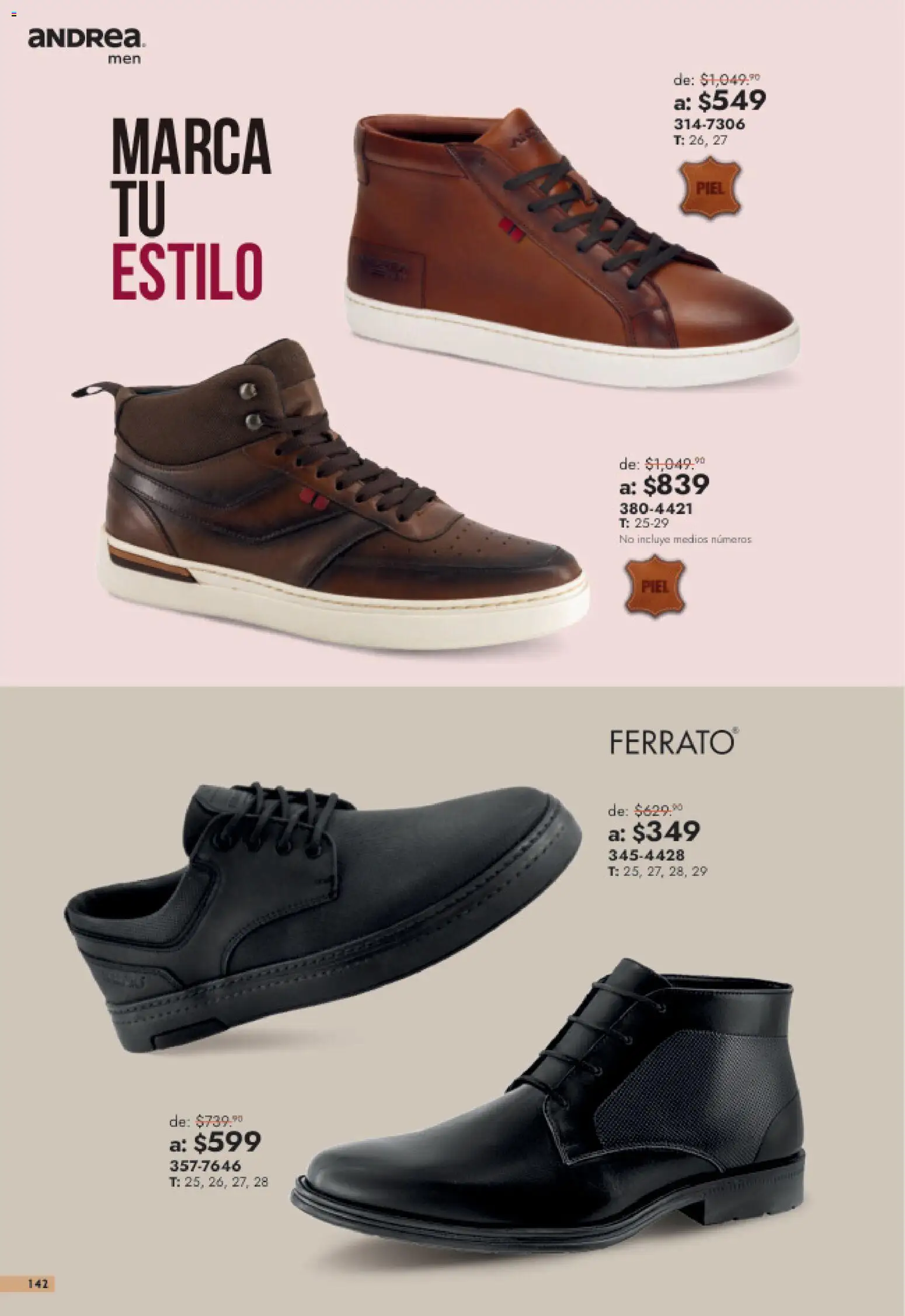 Vista previa las ofertas de la tienda Andrea - Andrea catálogo Outlet desde el 26/07/2026 