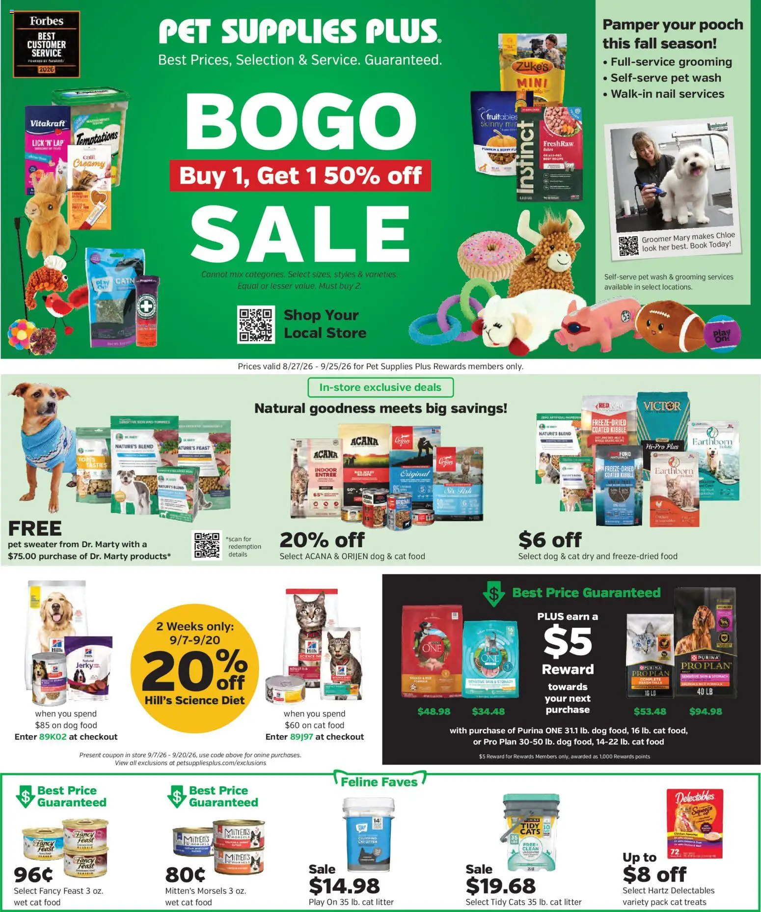 Ad Preview of Pet Supplies Plus Pet Supplies Plus Weekly Ad from 08/27/2026