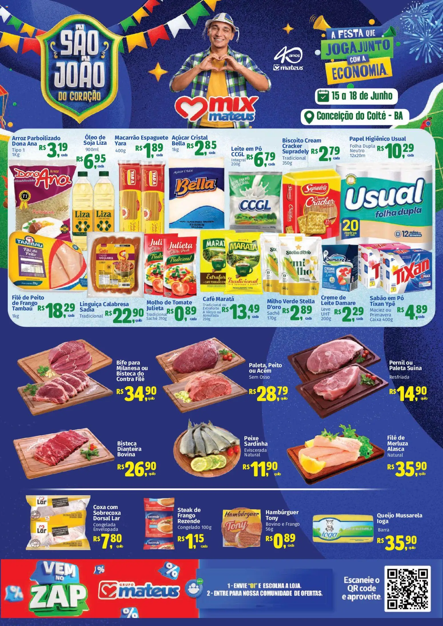 Pré-Visualização do folheto "Mateus - Ofertas da semana" da loja Mateus válido a partir de 15/06/2026