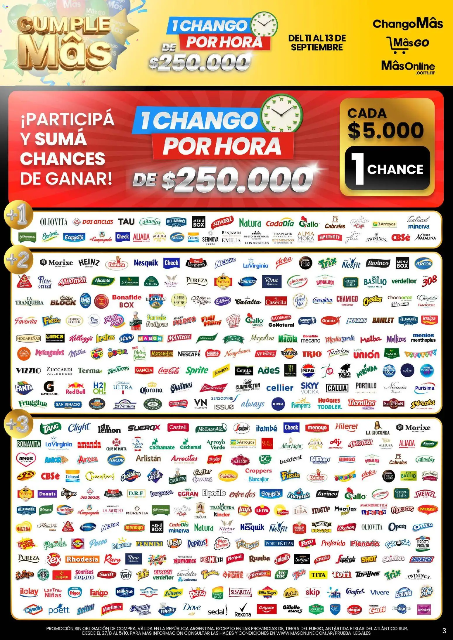 Vista previa del folleto de la tienda Changomas válido desde el 11/09/2026 
