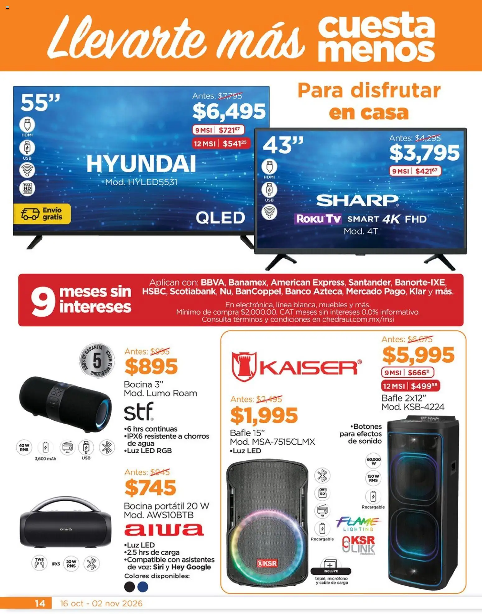 Vista previa las ofertas de la tienda Chedraui - Chedraui folleto desde el 16/10/2026 