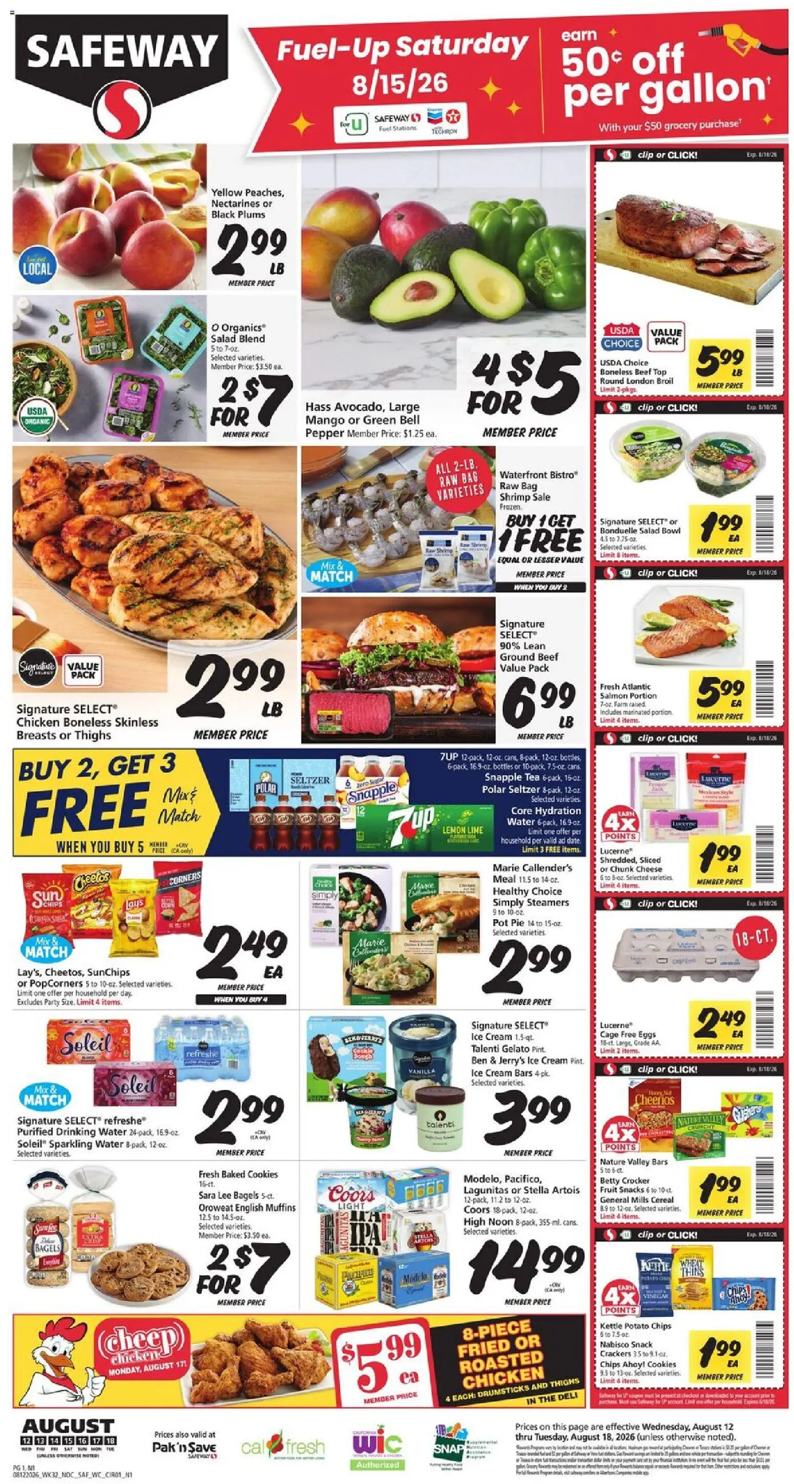 Ad Preview of Safeway Safeway Weekly Ad from 08/12/2026