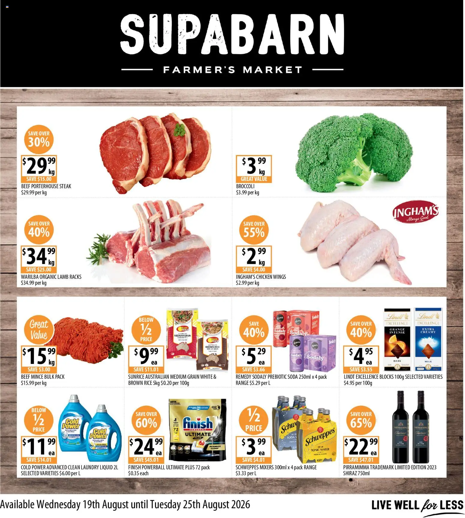 Preview of catalogue Supabarn catalogue from shop Supabarn valid 19/08/2026