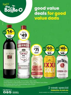 Preview of catalogue The Bottle-O catalogue Mackay from shop The Bottle-O valid 17/08/2026