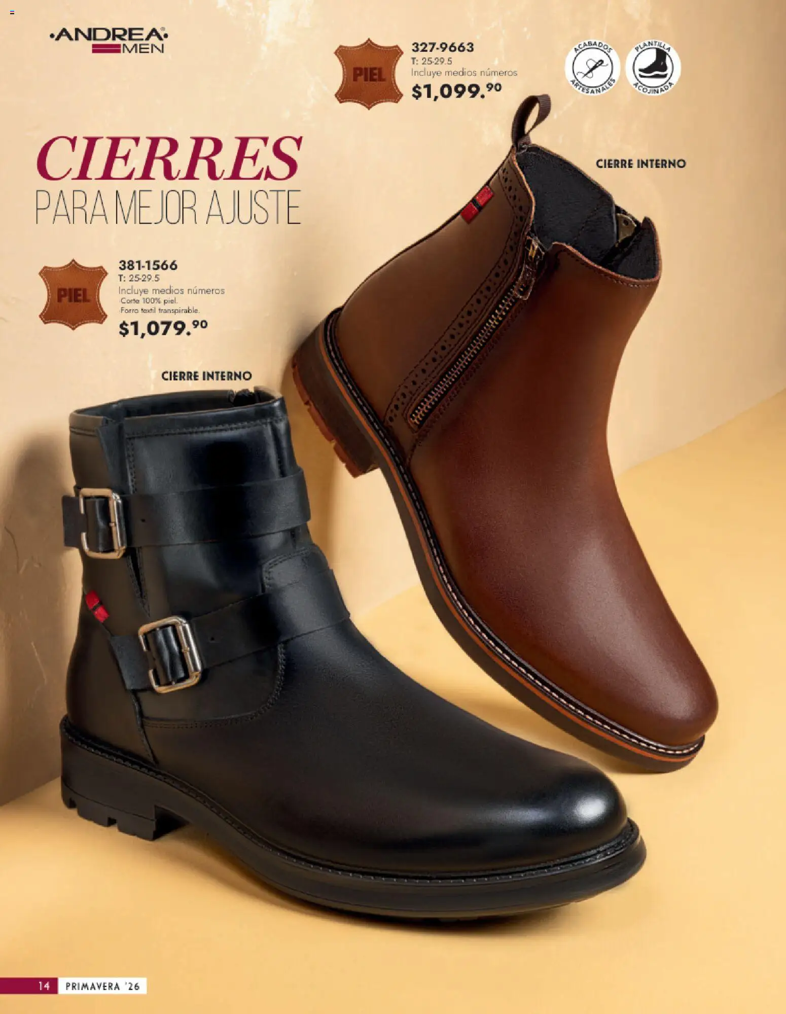 Vista previa las ofertas de la tienda Andrea - Catálogo Calzado Caballero desde el 25/01/2026 