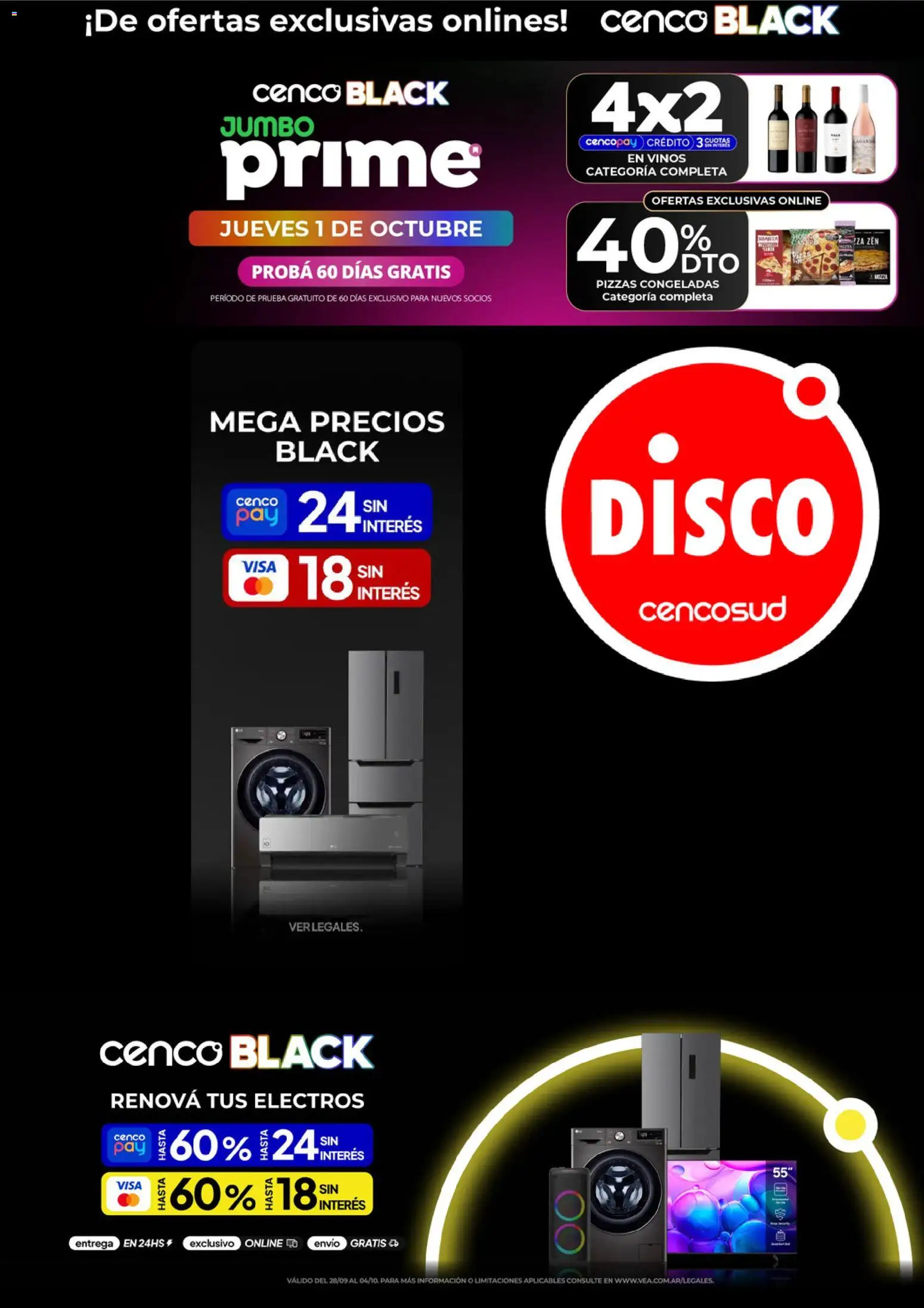 Vista previa del folleto de la tienda Disco válido desde el 28/09/2026 - Disco