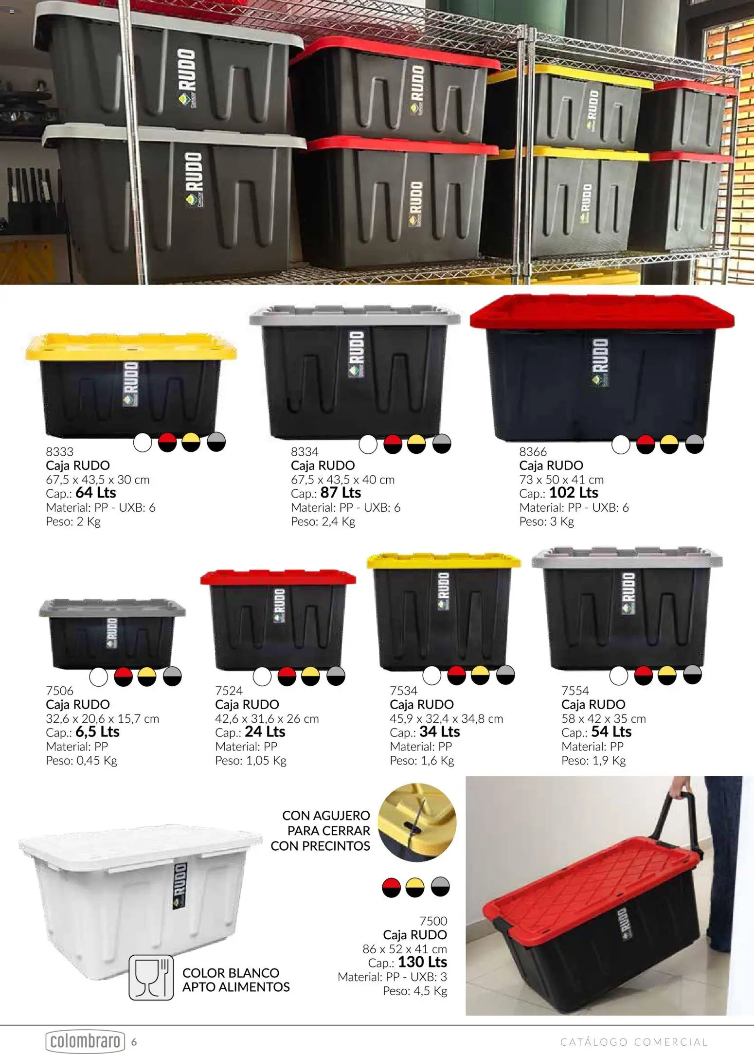 Vista previa del folleto de la tienda Colombraro válido desde el 11/05/2026 - Peso, Caja, Alimentos, Precintos