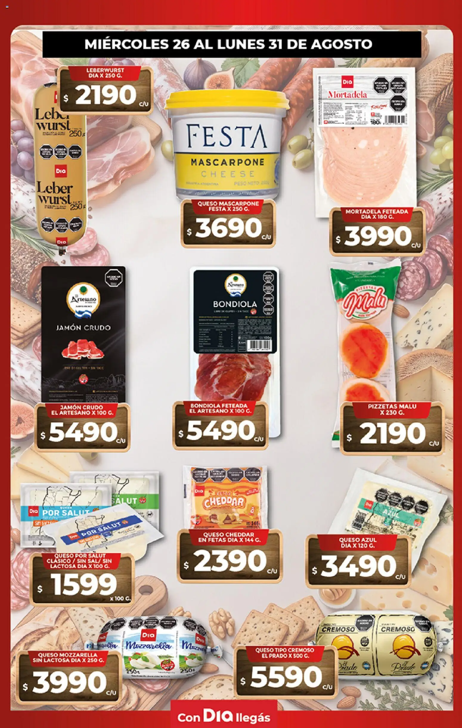 Vista previa del folleto de la tienda Dia válido desde el 26/08/2026 