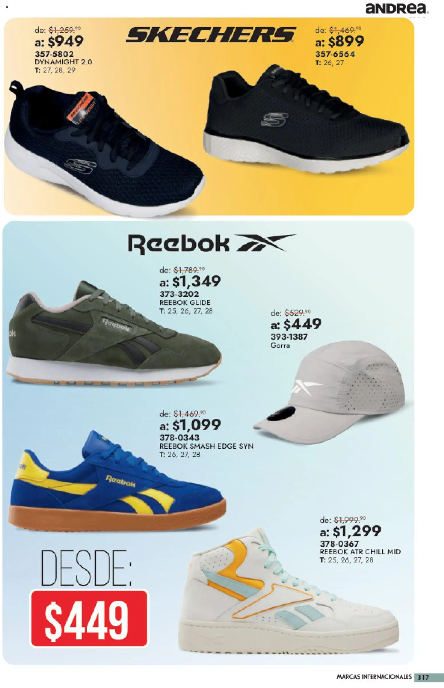 Vista previa las ofertas de la tienda Andrea - Andrea catálogo Outlet desde el 26/07/2026 