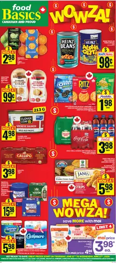 Un aperçu du dépliant Food Basics weekly flyer - Ancaster du magasin Food Basics est valide à partir 11 juin 2026