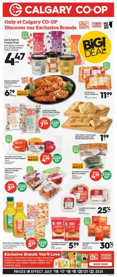 Preview of leaflet Calgary Co-op weekly flyer / circulaire from shop Calgary Co-op is valid from Jul 16, 2026