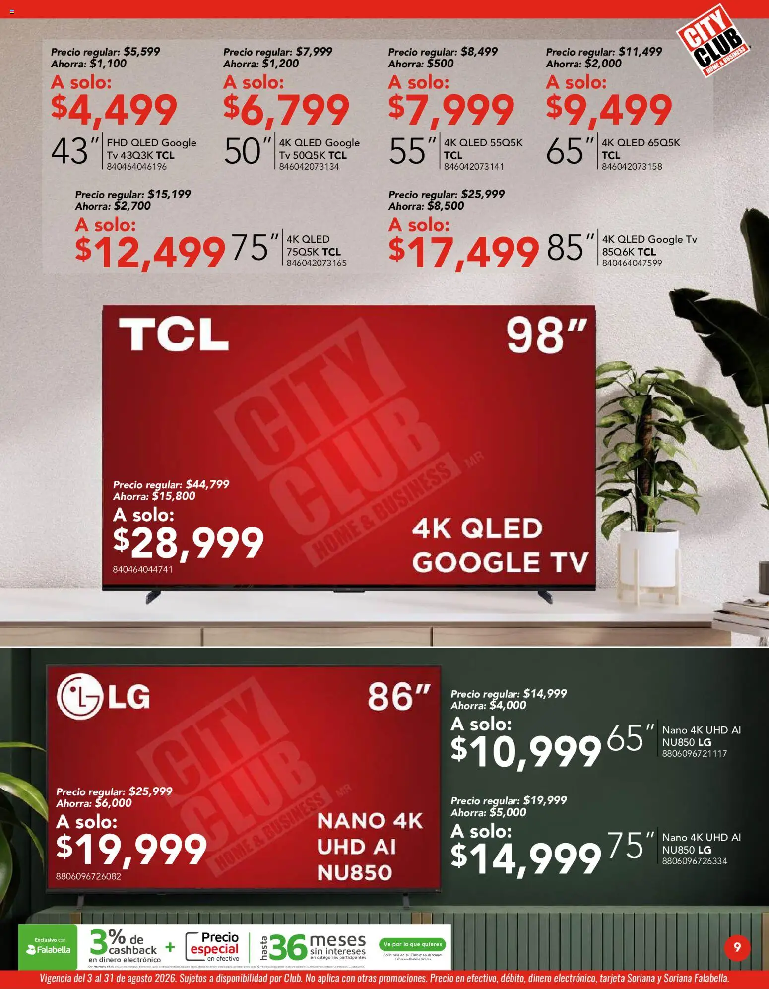 Vista previa las ofertas de la tienda City Club - City Club catálogo desde el 03/08/2026 