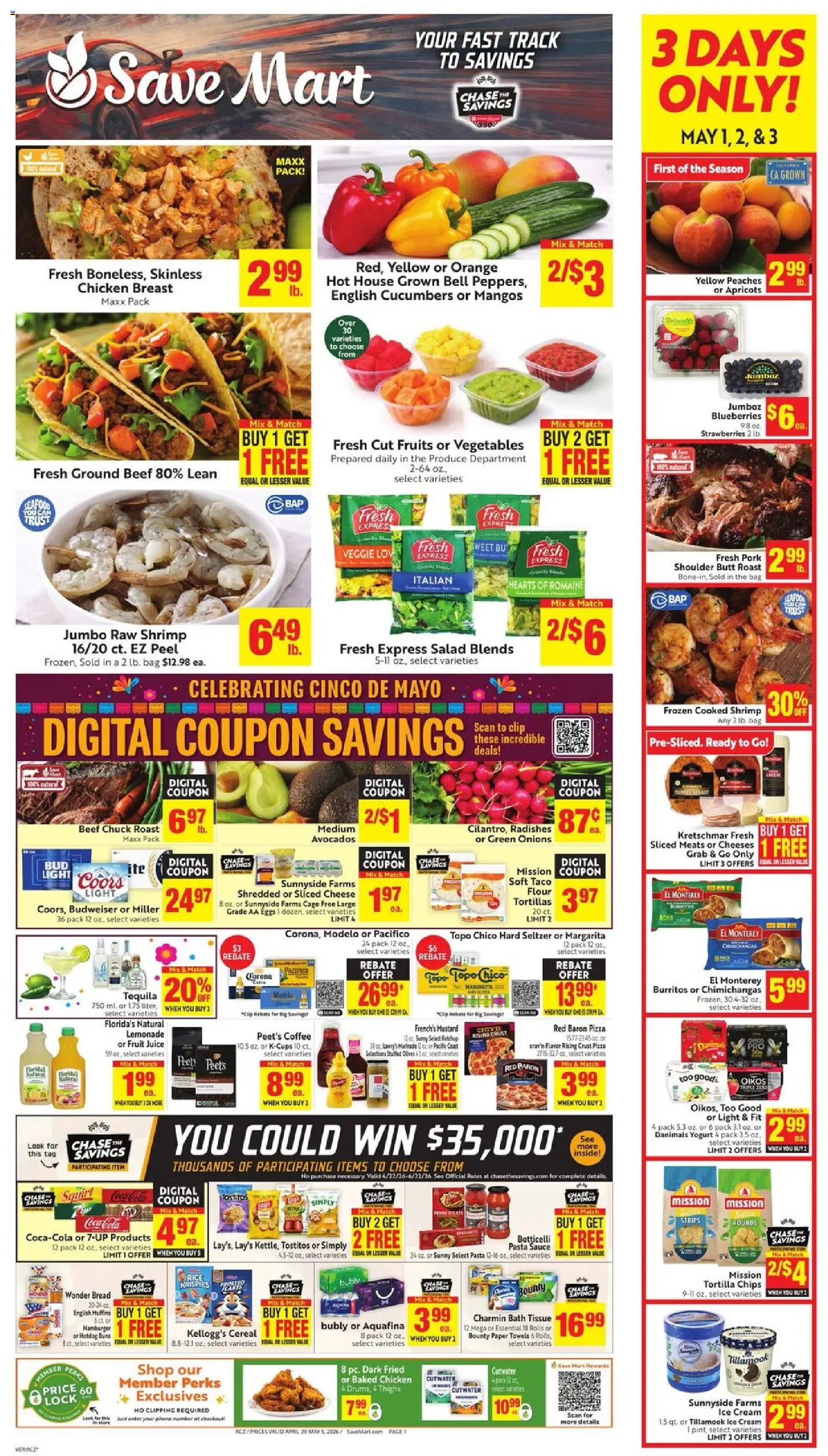 Ad Preview of Save Mart Save Mart Weekly Ad from 04/29/2026